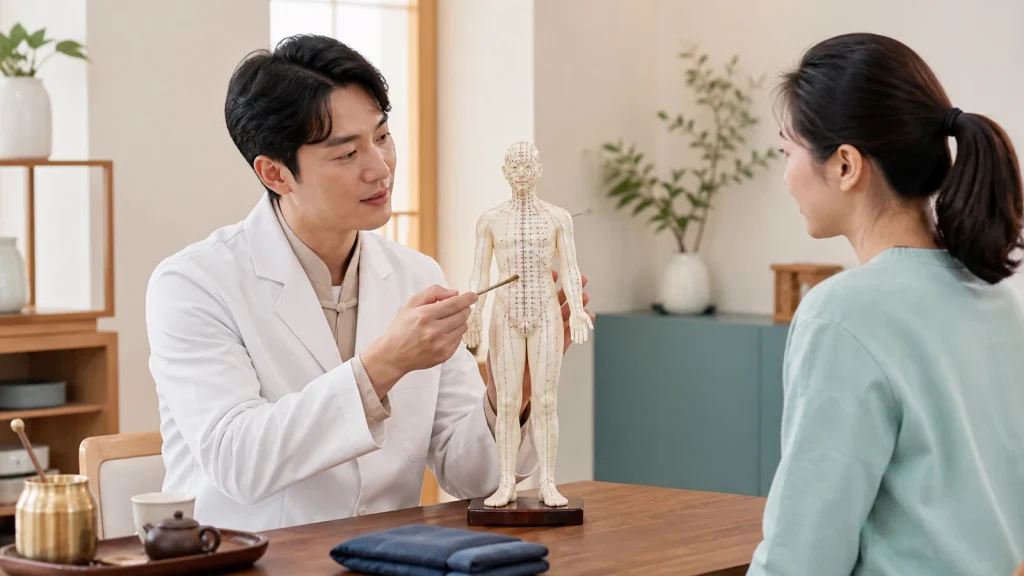 소화불량 침 치료 대표 이미지
